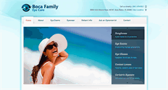 Desktop Screenshot of bocafamilyeye.com